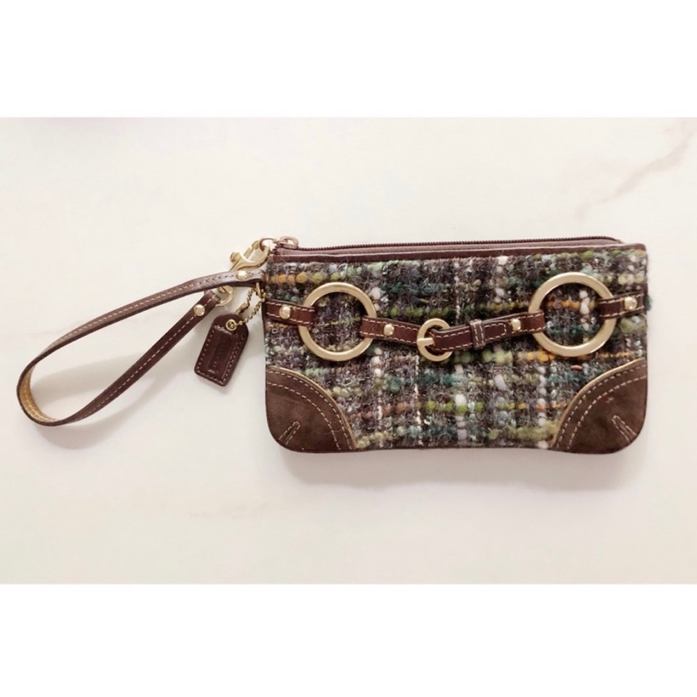 Coach Chelsea Boucle Wristlet